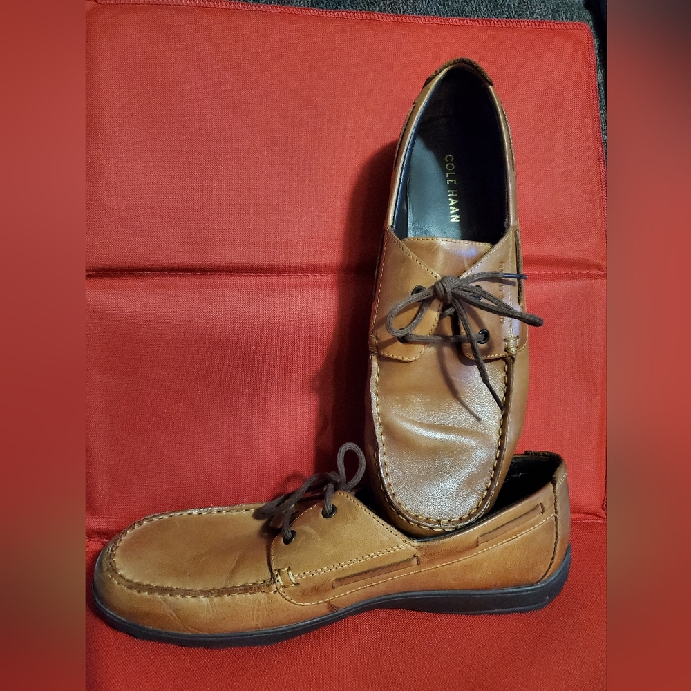 Cole Haan New Harbor 2 Eye II Boat Shoes Mens 11M